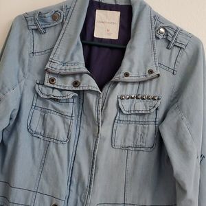 Spring time 💯cotton blue jacket